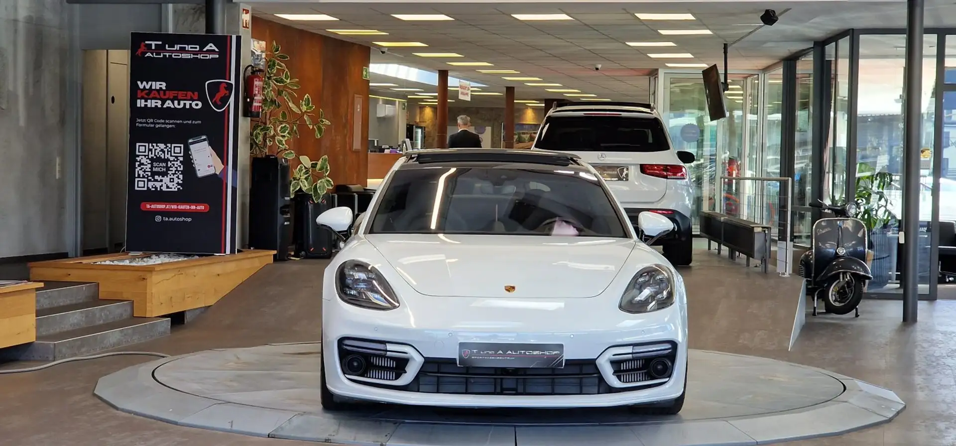 Porsche Panamera 4 E-Hybrid Platinum Edition Aut. *Pano*360°*Burmes Weiß - 2