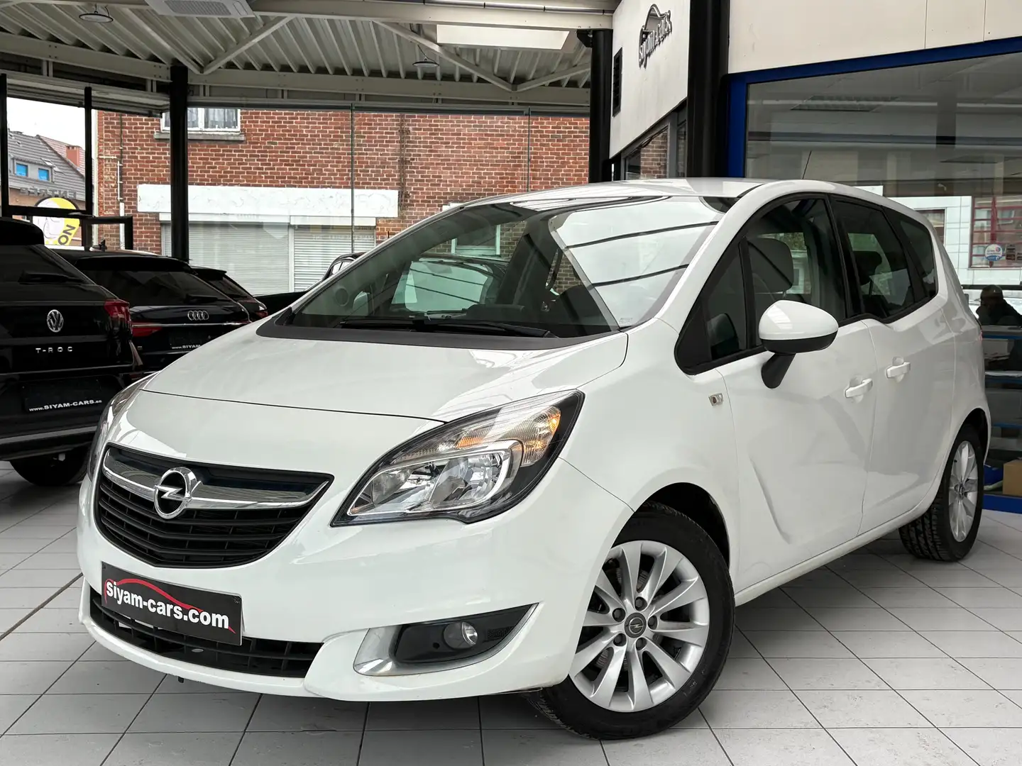 Opel Meriva Meriva 1.4i *PDC * CLIM * JANTE * 1ER PROP* Blanc - 1