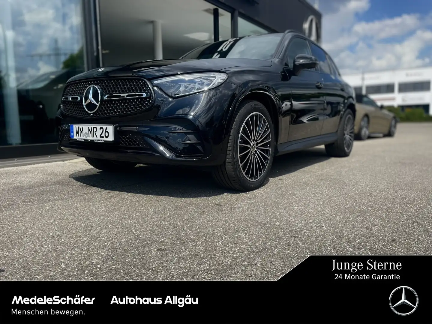 Mercedes-Benz GLC 220 GLC 220 d 4M AMG Night Distr AHK Pano 360° Memo Schwarz - 1