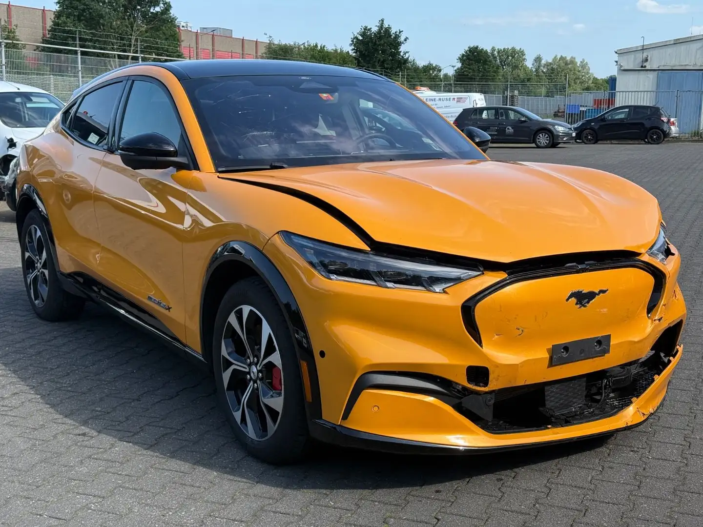 Ford Mustang Mach-E Premium AWD 99kWh*Pano*B&O Orange - 1