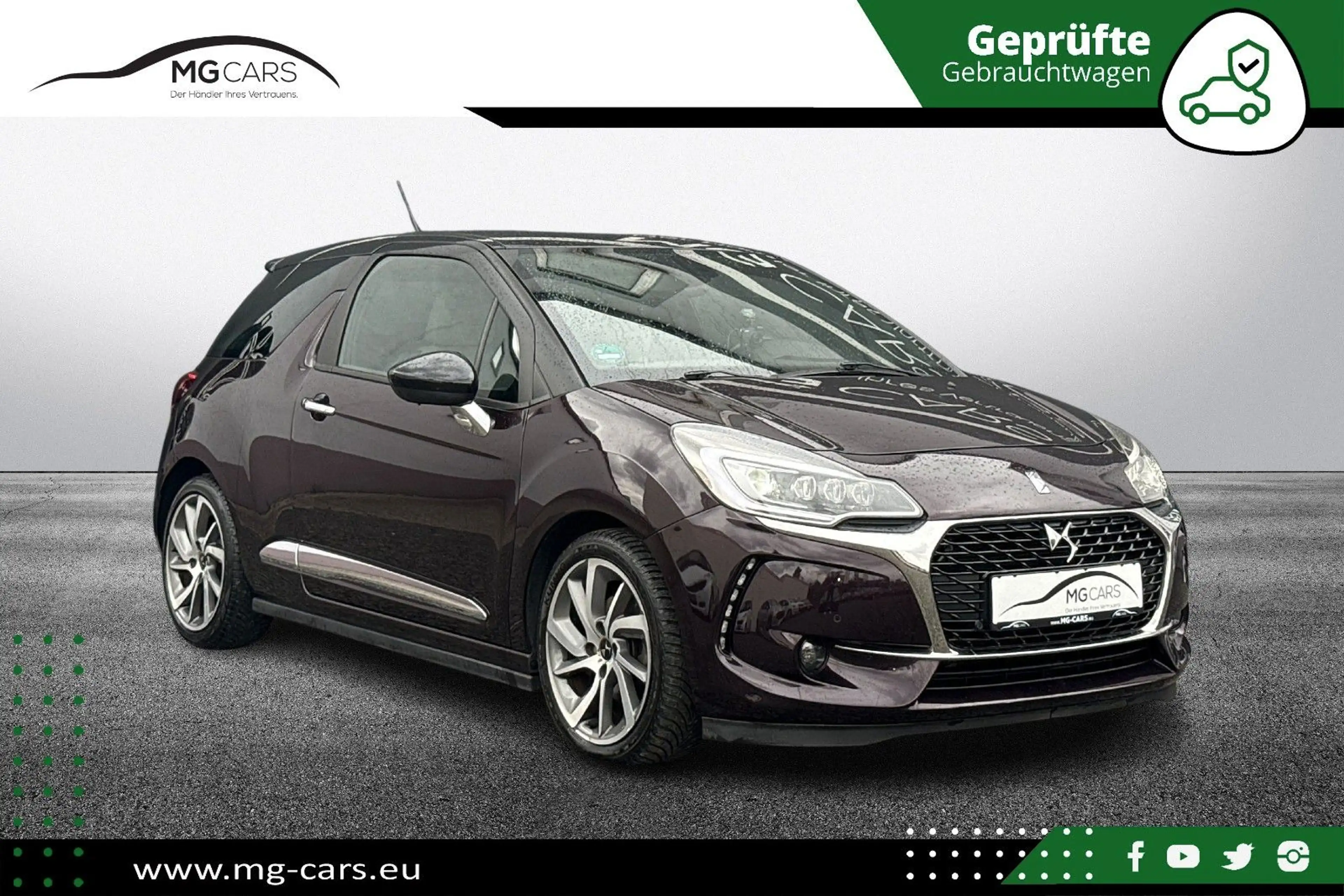 DS Automobiles DS 3 ~Sport~Chic~Navi~105TKM~PDC~SHZ~Top Zustand!
