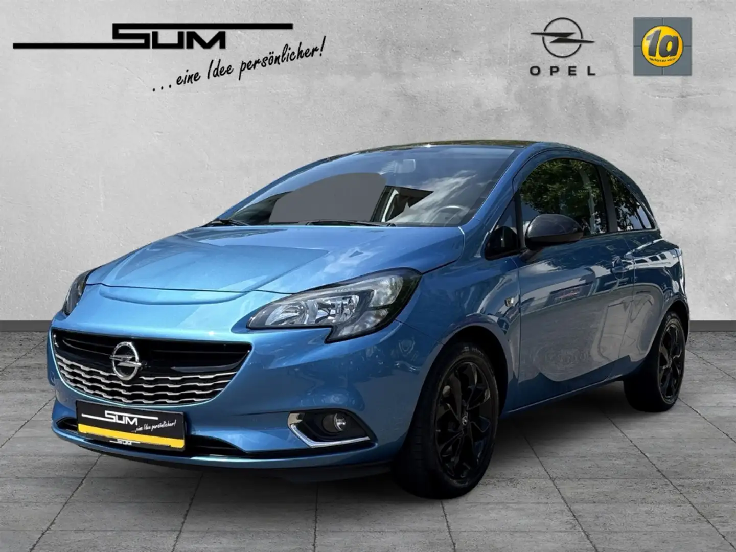 Opel Corsa Color Edition, 3-Türer 1.4 Turbo SHZ LHZ  Klima Bleu - 1