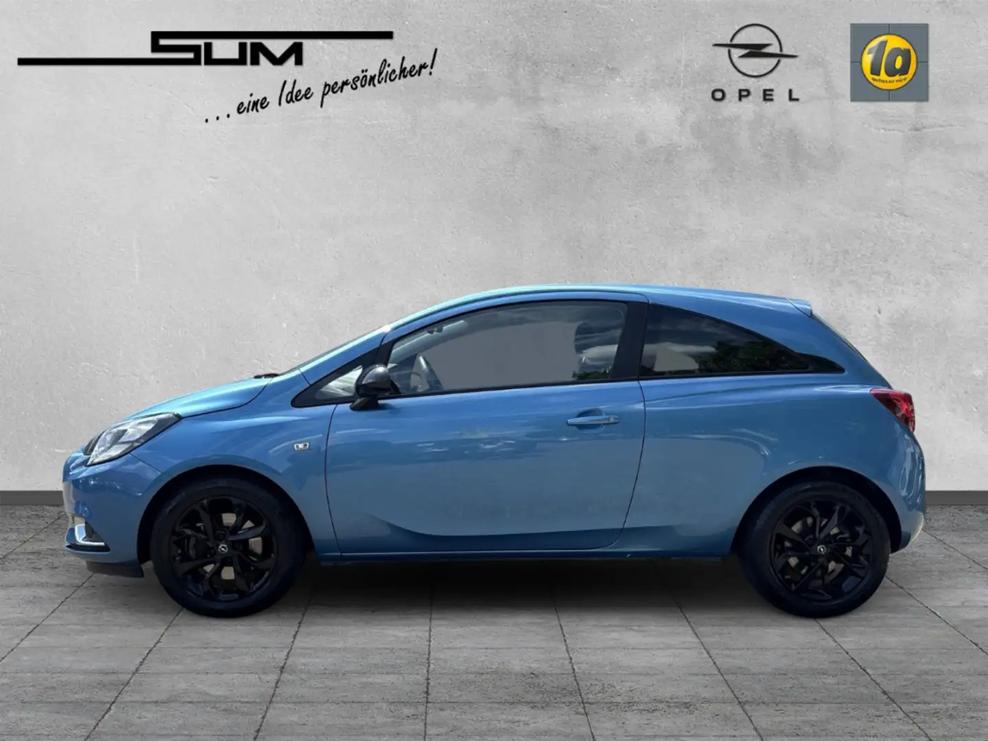 Opel Corsa Color Edition, 3-Türer 1.4 Turbo SHZ LHZ  Klima Bleu - 2