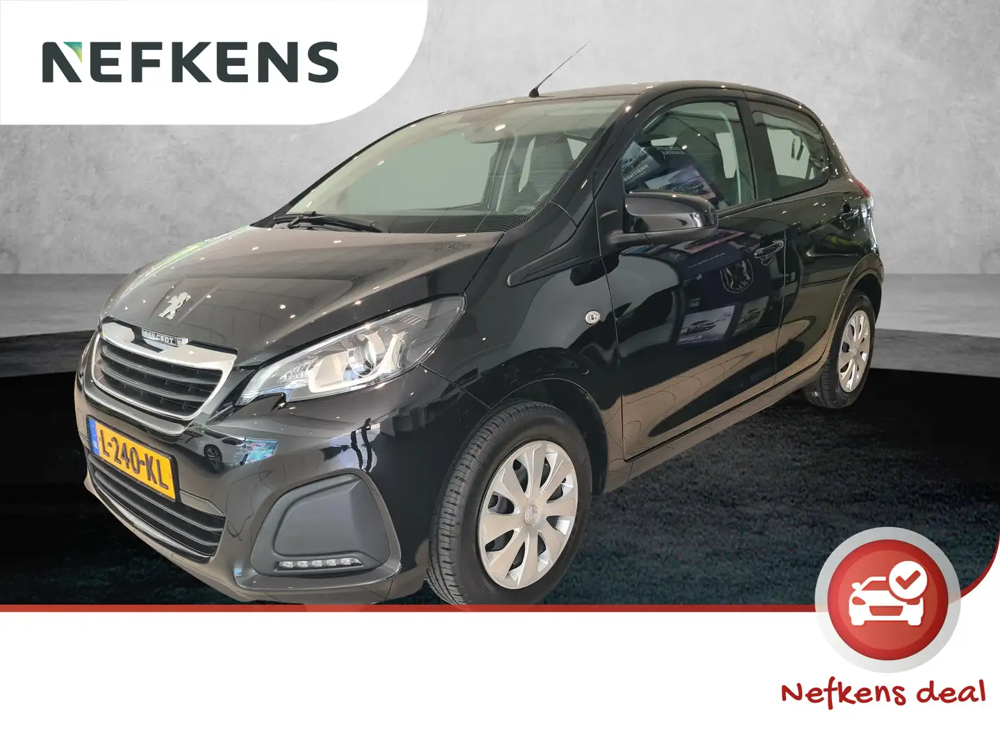 Peugeot 108 1.0 72 pk Active | Camera | Apple CarPlay / Androi Schwarz - 1