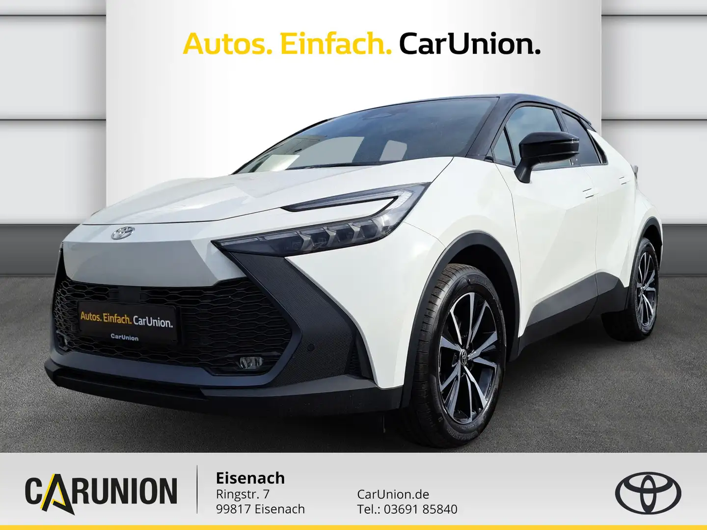 Toyota C-HR PHEV TEAMPLAY LED+NAVI+KAMERA Weiß - 1