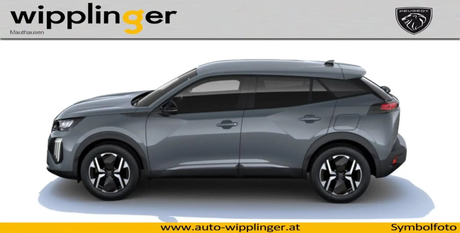 Peugeot 2008 Allure 100PS Benzin MT6 € 32.016,- Grau - 2