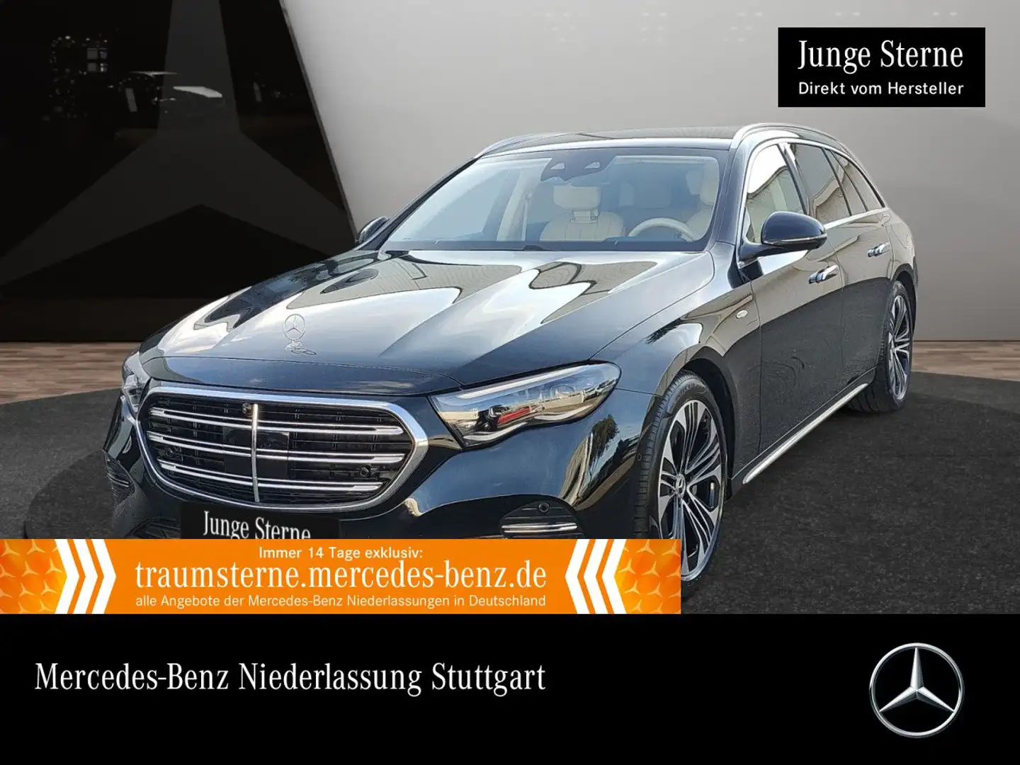 Mercedes-Benz E 300 de T Hybrid Exclusive Fahrass 360° Burmester Schwarz - 1