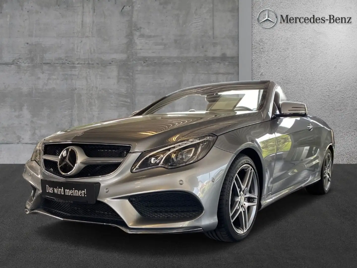 Mercedes-Benz E 400 CABRIOLET+AMG+COMAND+FAP+LED+AIR-CAP SCARF Plateado - 1