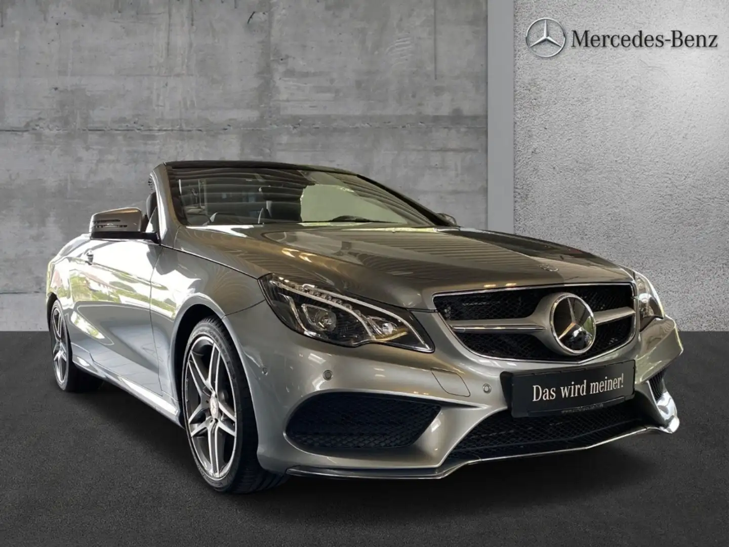 Mercedes-Benz E 400 CABRIOLET+AMG+COMAND+FAP+LED+AIR-CAP SCARF Silber - 2