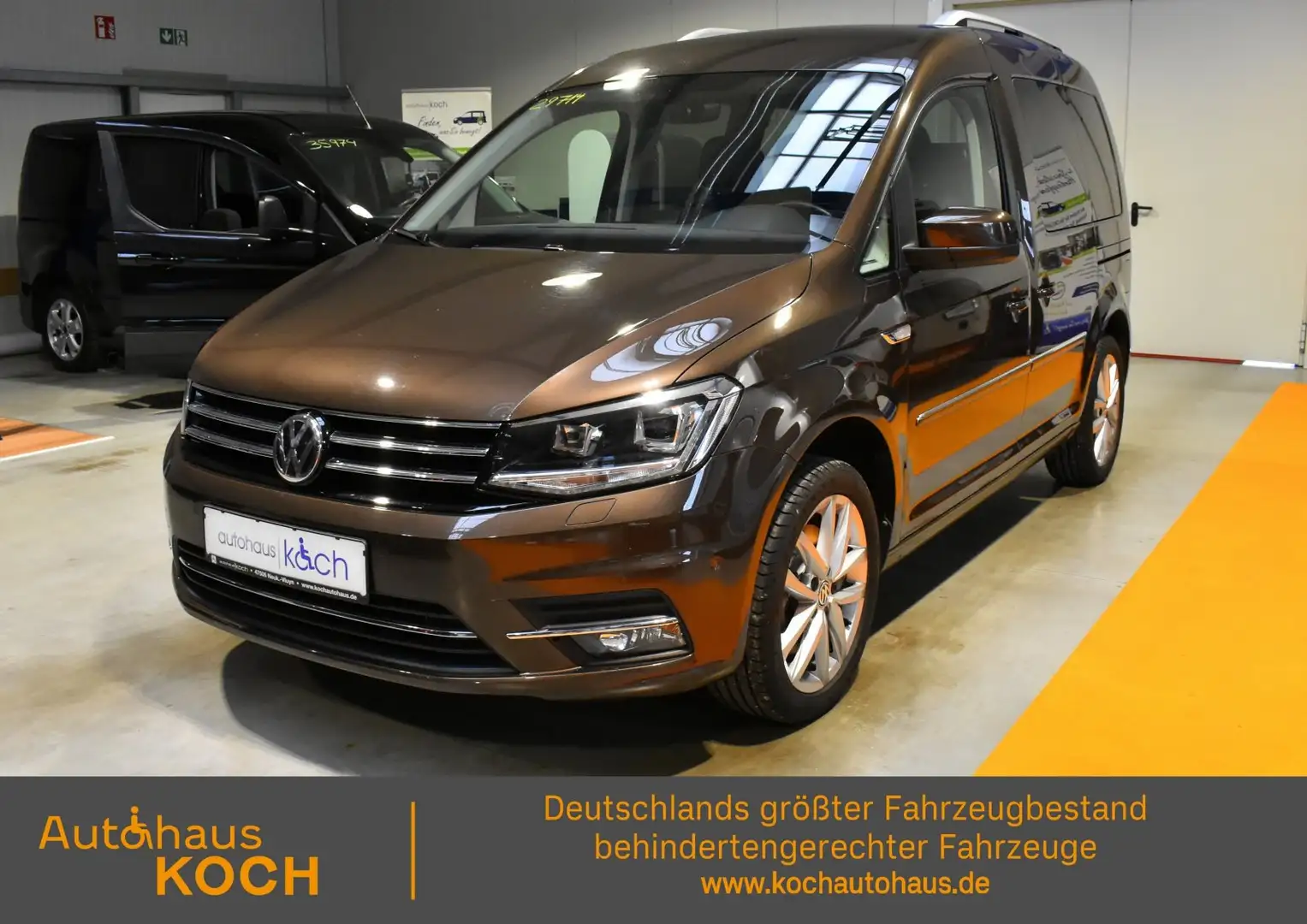 Volkswagen Caddy Highline 1.4 TSI DSG rollstuhlgerecht Braun - 1