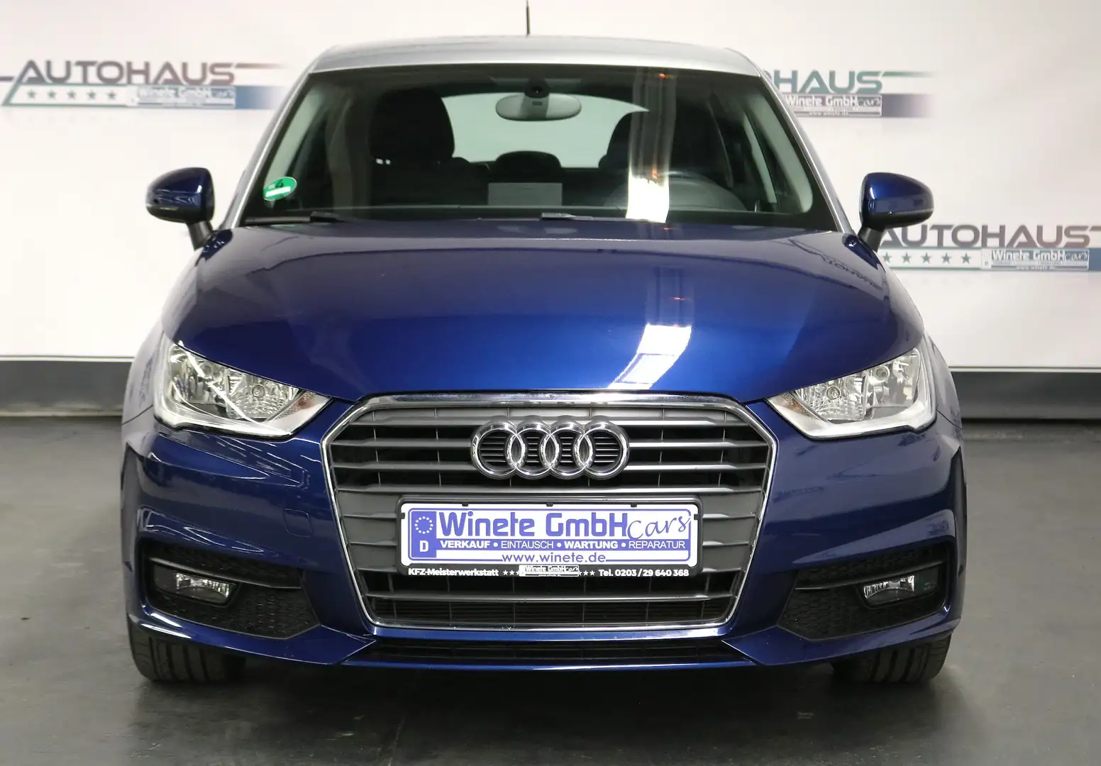 Audi A1 sport*1HAND*Rentnerfhz*NAVI*SHZ*PDC*8FachBereift* Blau - 2