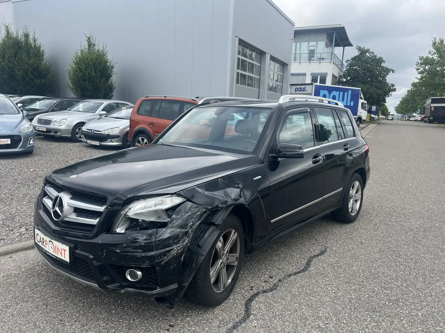 Mercedes-Benz GLK 220 *CDi*NAVI*Klima*Leder*ALU*AHK*Euro5*Airbags OK* Noir - 2