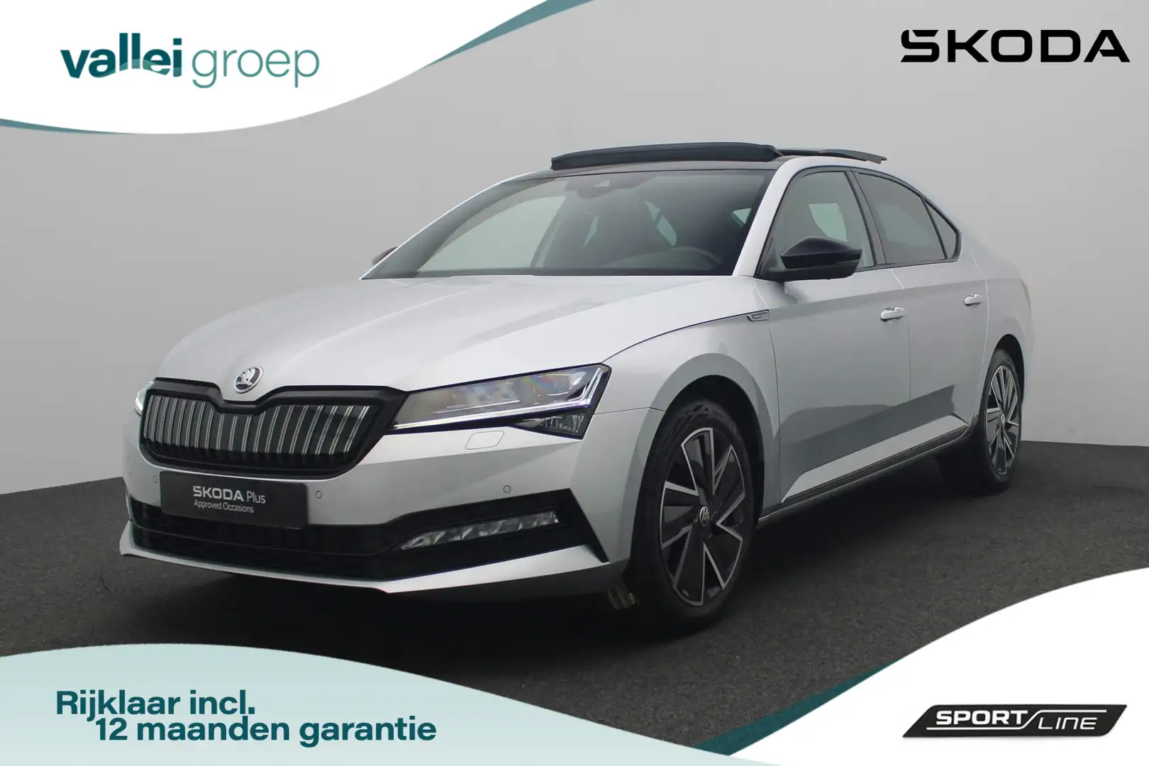 Skoda Superb 1.4 TSI 218 pk DSG iV PHEV Sportline Business | Pa Zilver - 1