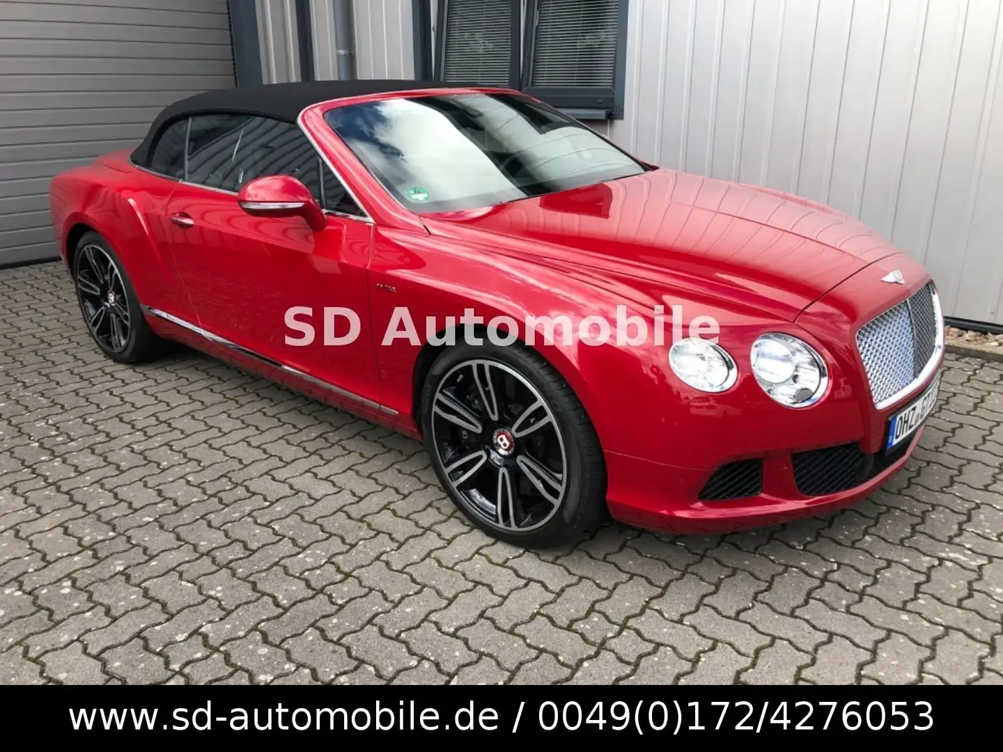 Bentley Continental GTC W12 DEUTSCHE-AUSLIEFERUNG+U-FREI Rouge - 1