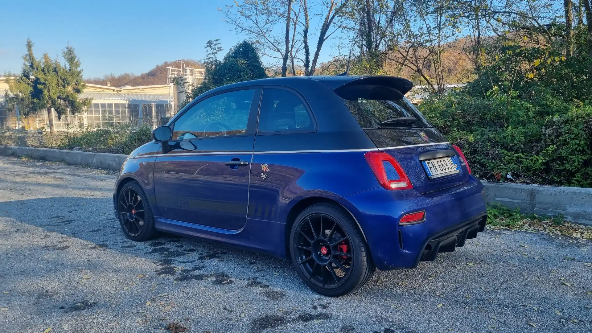 Abarth 595 1.4 t-jet Competizione 180cv tetto apribile Albastru - 2