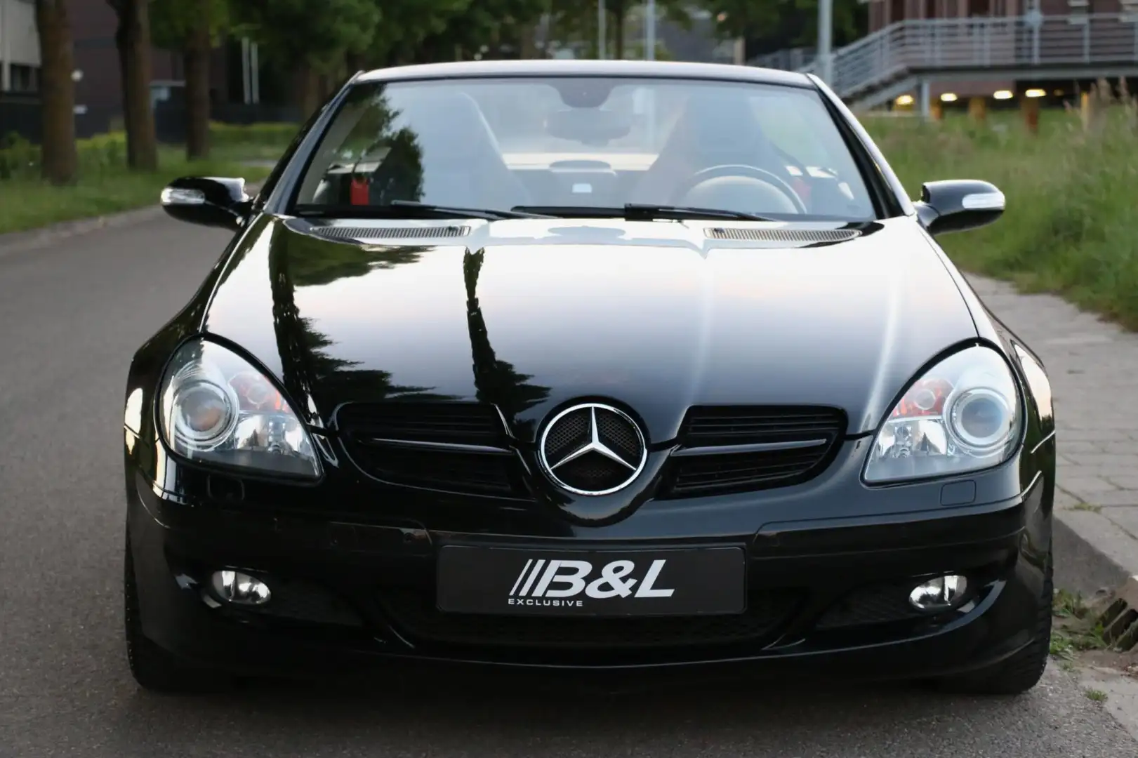 Mercedes-Benz SLK 200 K. Aut Roadster 163Pk Kompressor Apple CarPlay PDC Negro - 2