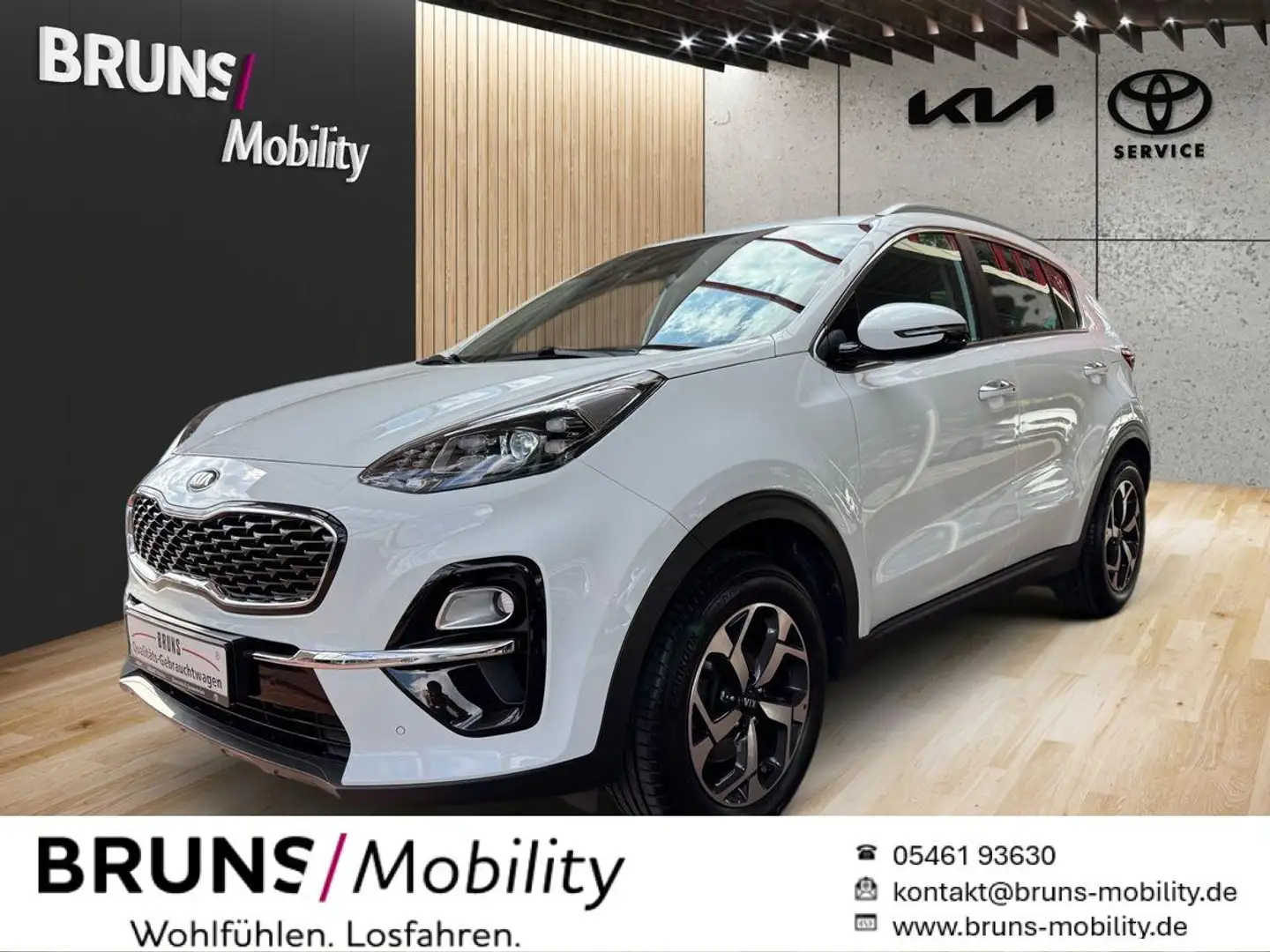 Kia Sportage 1.6 DT Premium+ Weiß - 1