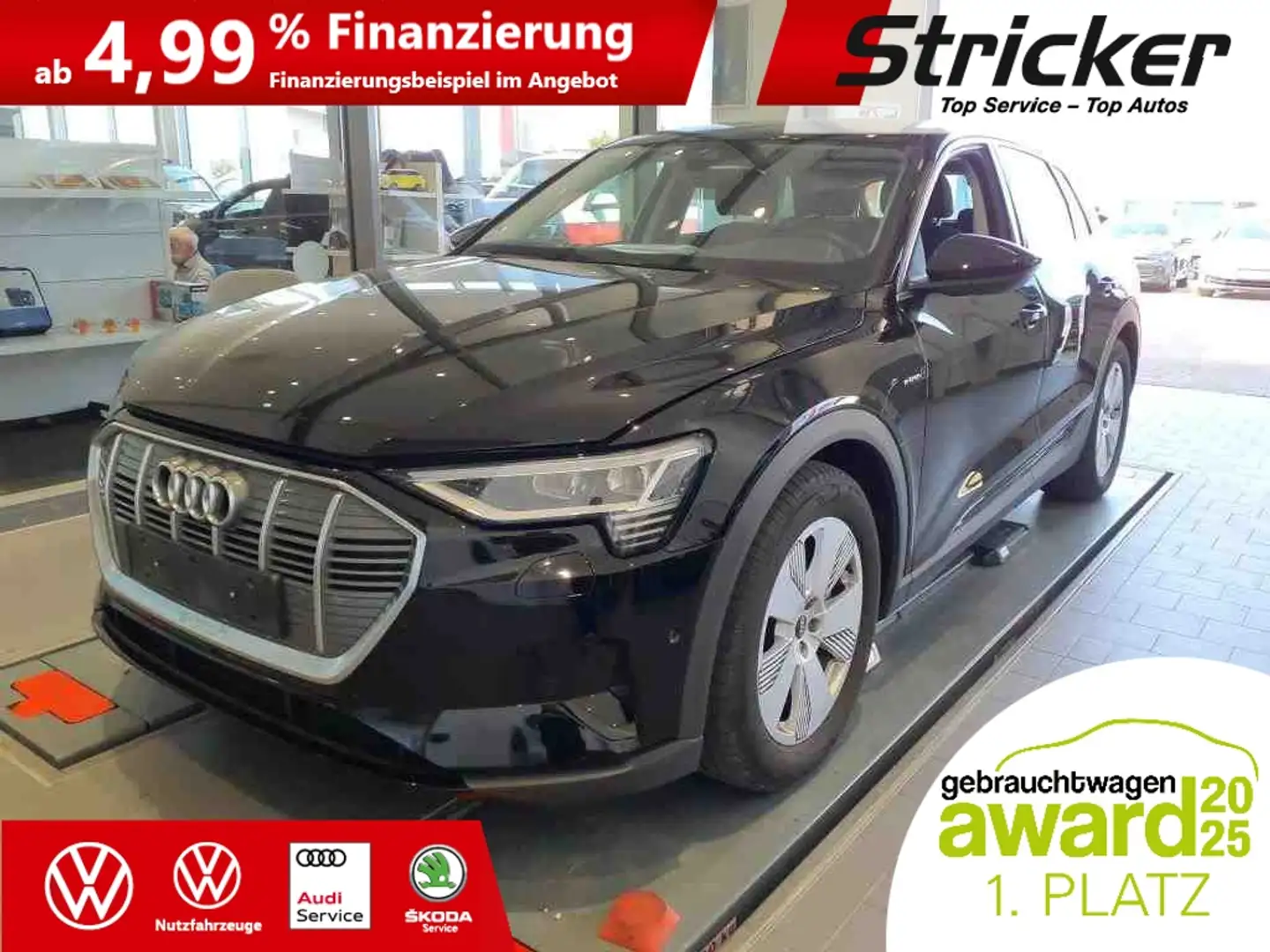 Audi e-tron 55 quattro 356,-ohne Anzahlung Navi Kamera Schwarz - 2