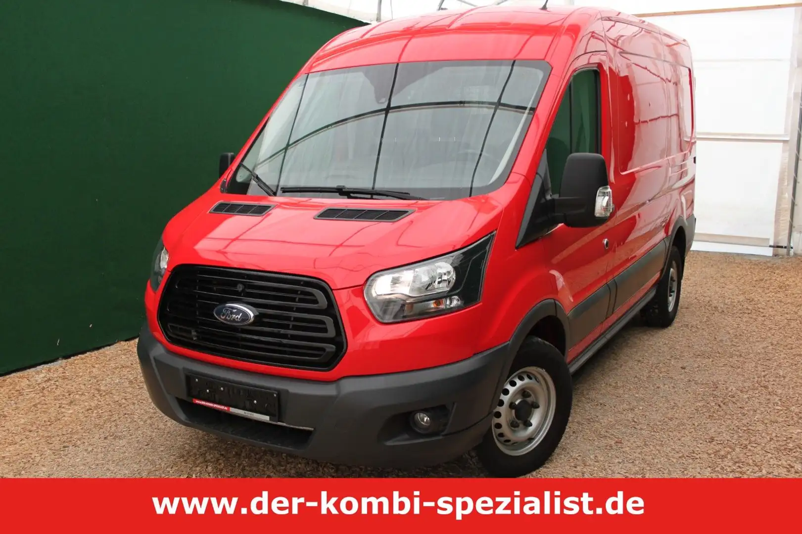 Ford Transit L2H2 / Navi/ Klima/ 1.Hand/ nur 89 tkm Rouge - 1