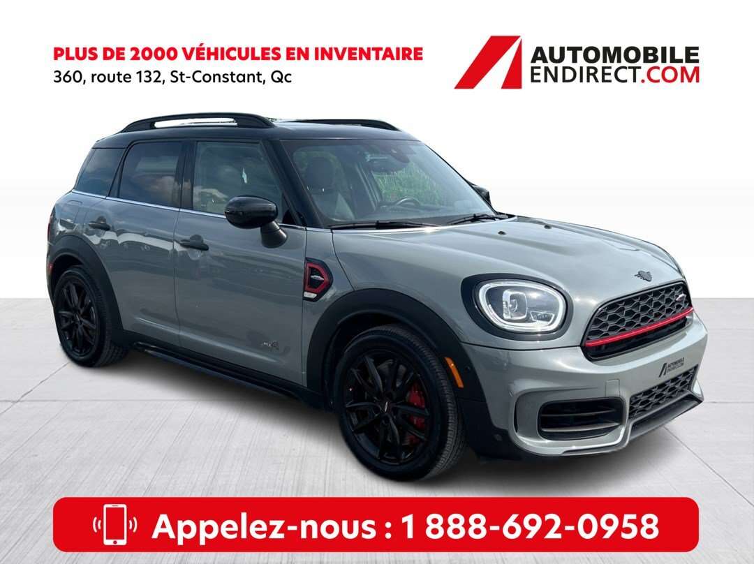 2022 MINI Countryman John Cooper Works AWD Cuir Toit GPS Mags Sièges ch