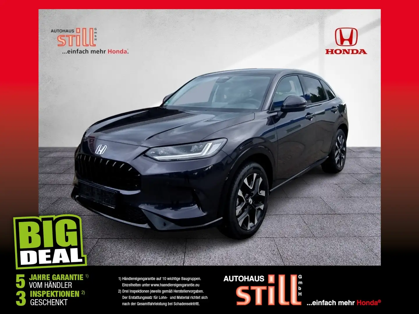 Honda ZR-V 2.0 e:HEV Advance Leder* Bose* Panoramadach Schwarz - 1