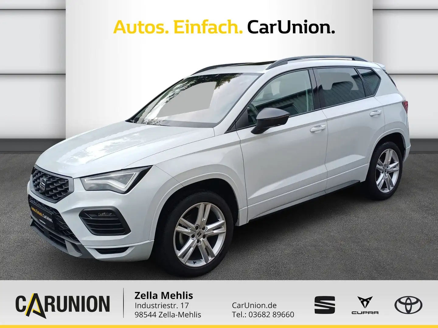 SEAT Ateca FR 1.5 TSI ACT 150 PS DSG *PANOD*KAMERA* Weiß - 1