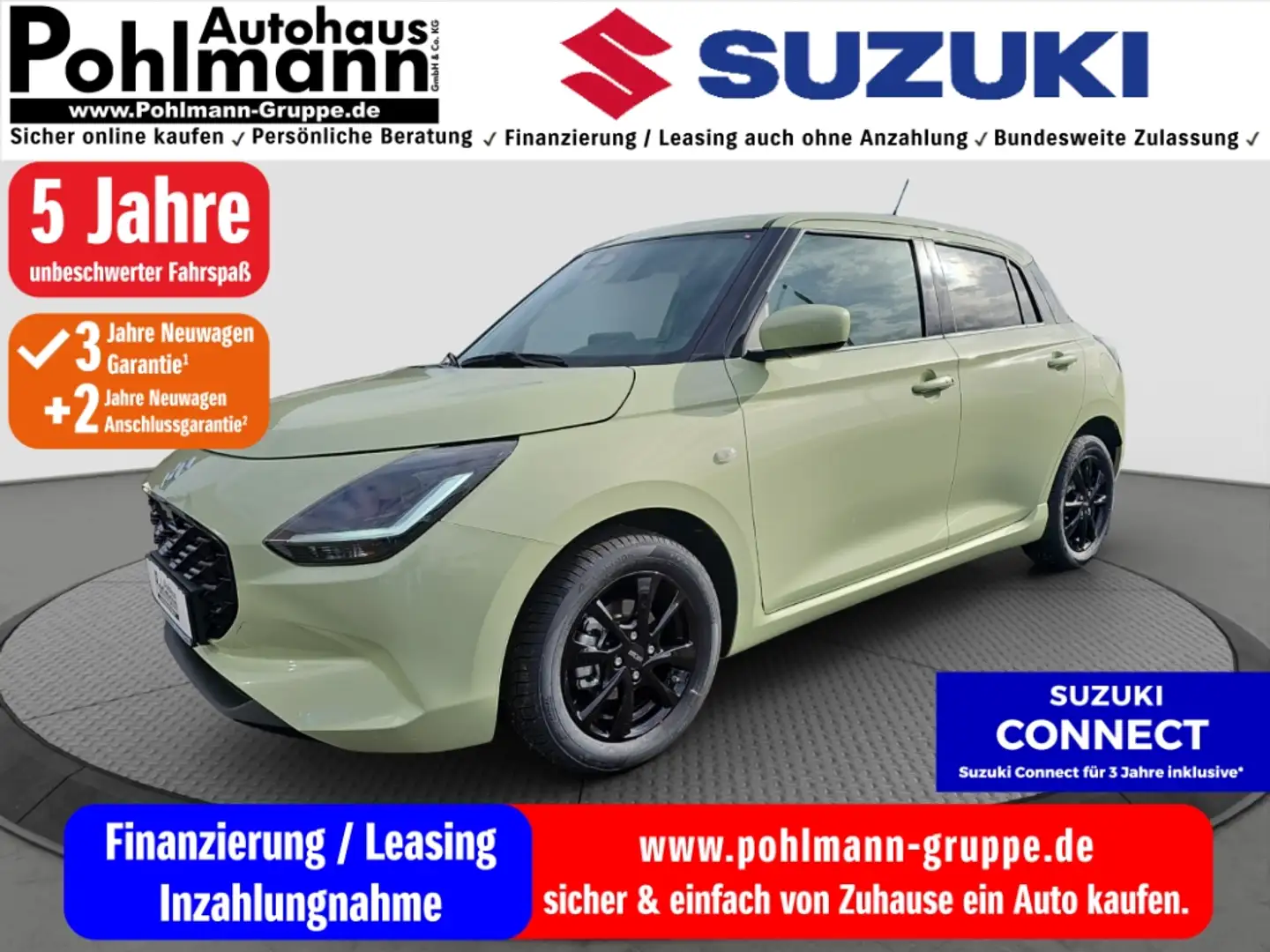 Suzuki Swift 1.2 Comfort ALU/Allwetter LED DAB SHZ Keyless Entr Yellow - 1