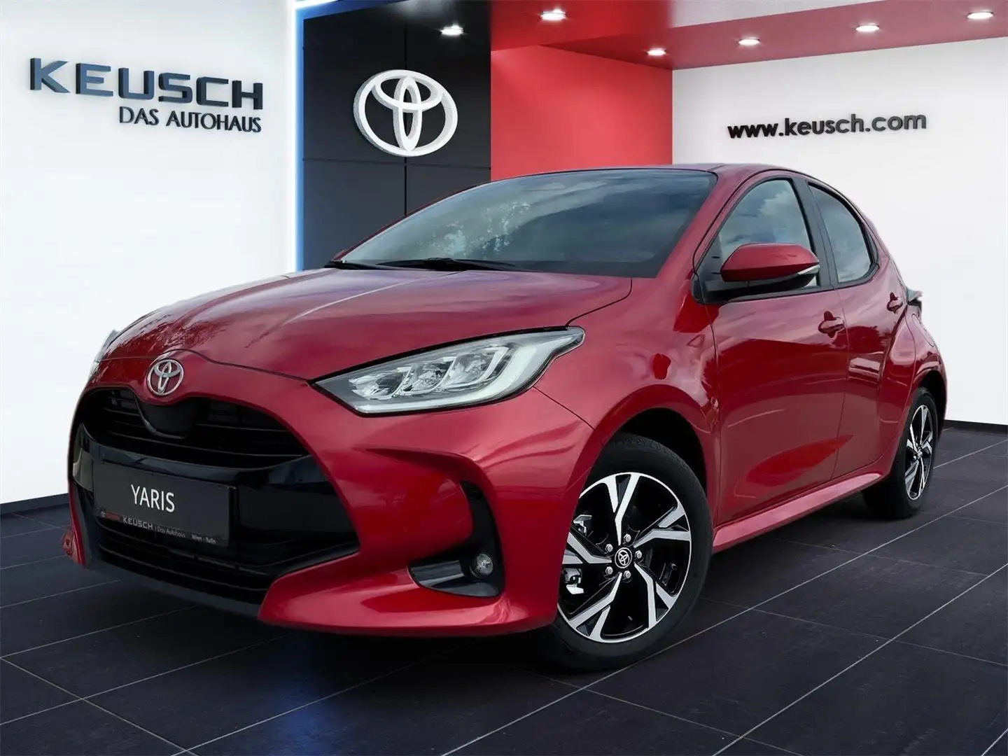 Toyota Yaris - 1,5 l, 116 PS 5-tg. Active Drive + CP+SP Rot - 1