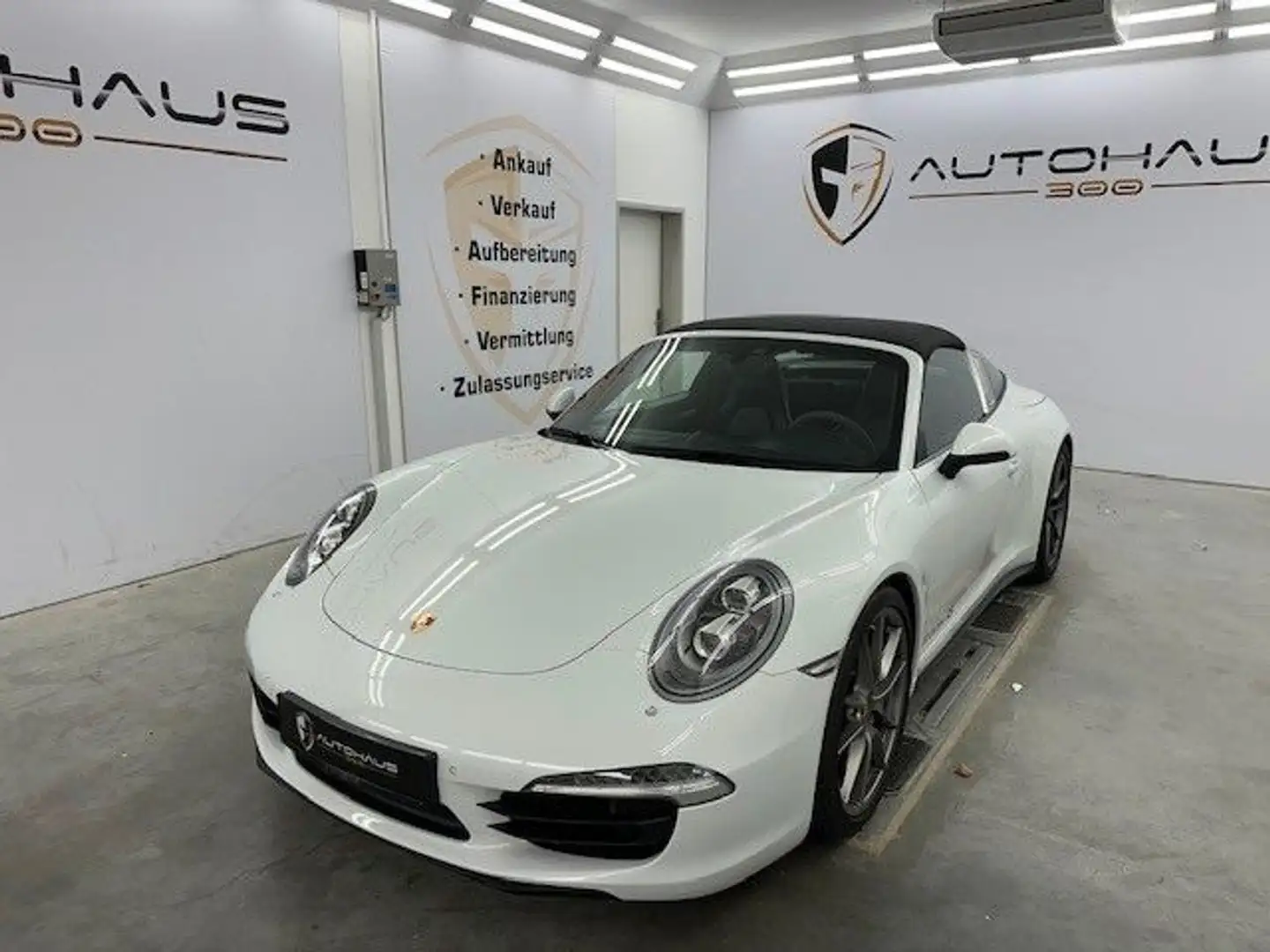 Porsche 991 911 Targa 4S SPORT CHR RFK APPROVED 06.26 TEMPO Weiß - 2