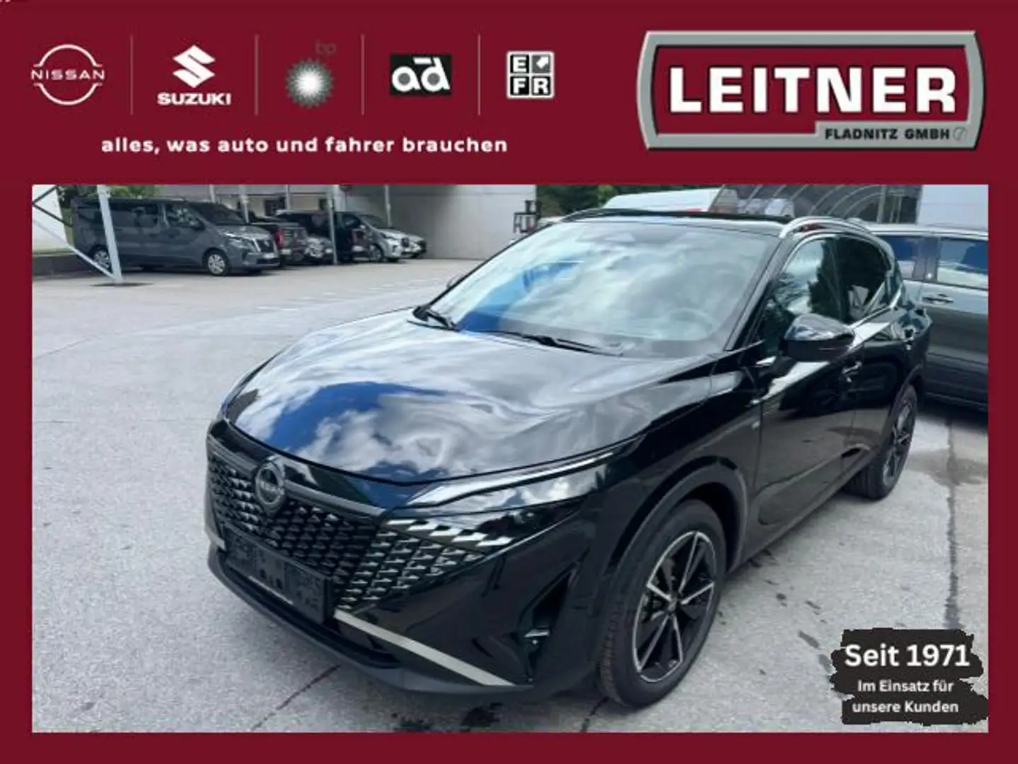 Nissan Qashqai Qashqai 1.3 DIG-T MH 4WD Aut Tekna mit Pano und B Schwarz - 1