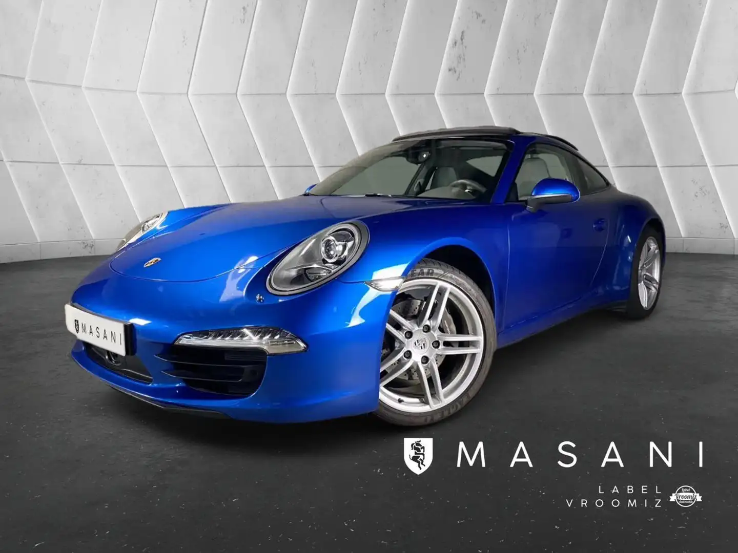 Porsche 991 carrera 4 991 350ch pdk pack 50 toit chrono ges chauf. Bleu - 1