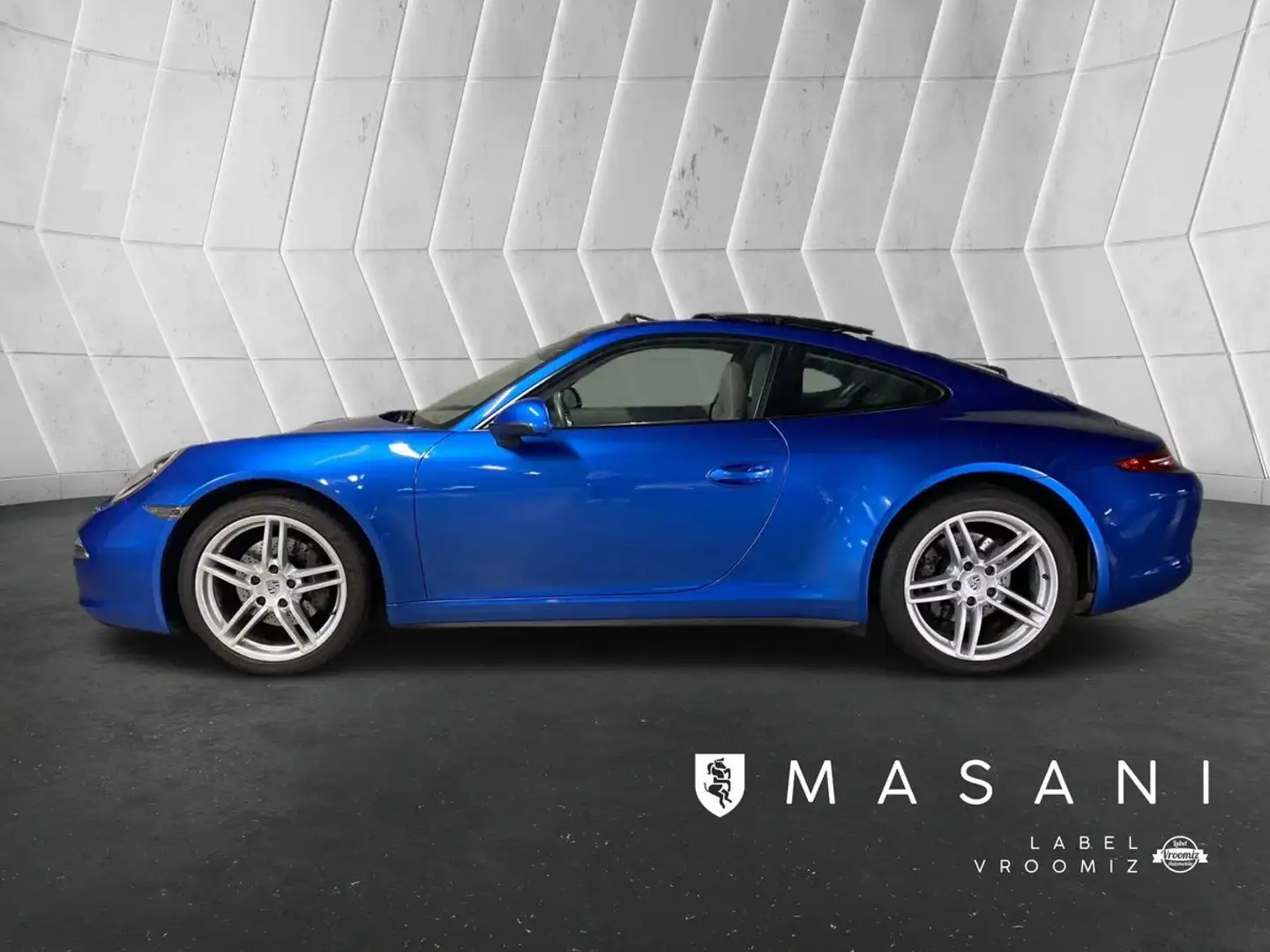 Porsche 991 carrera 4 991 350ch pdk pack 50 toit chrono ges chauf. Bleu - 2