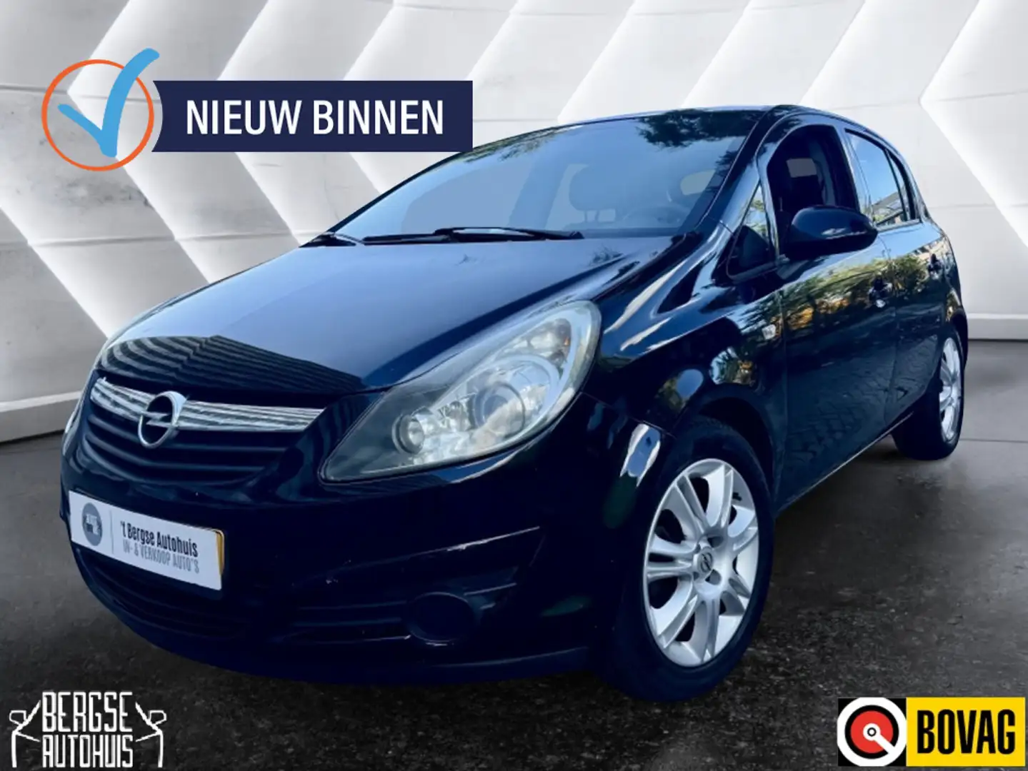 Opel Corsa 1.2 16V Cosmo Airco Cruise Lmv Aux Schwarz - 1
