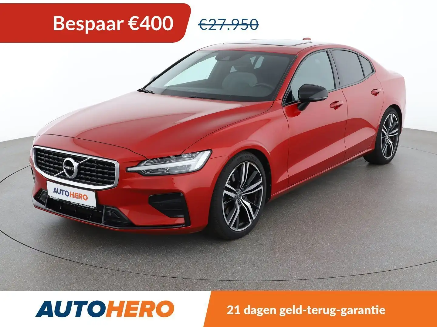 Volvo S60 2.0 T4 R-Design Rood - 1