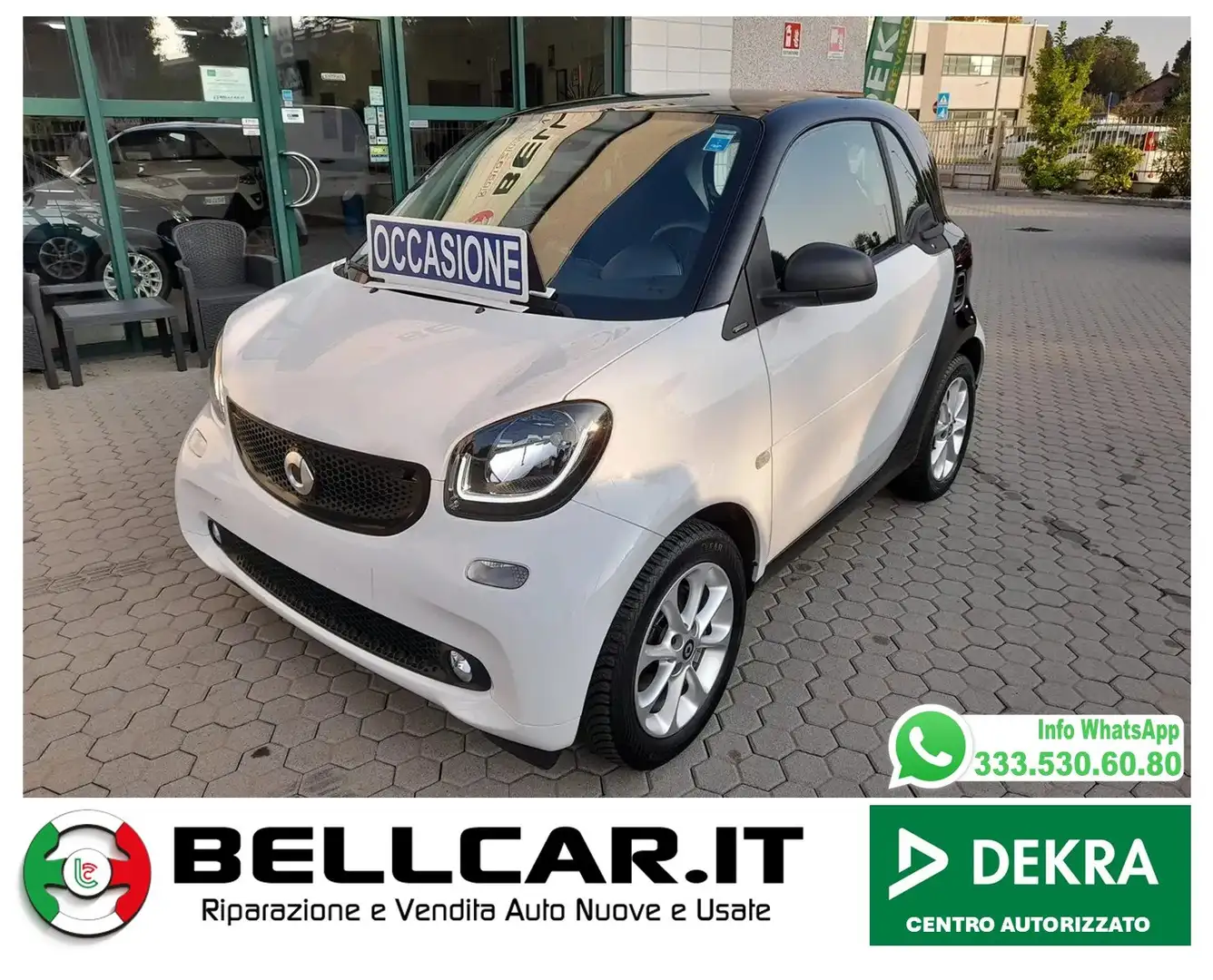 smart forTwo Fortwo 1.0 Prime 71cv my19 Bílá - 1