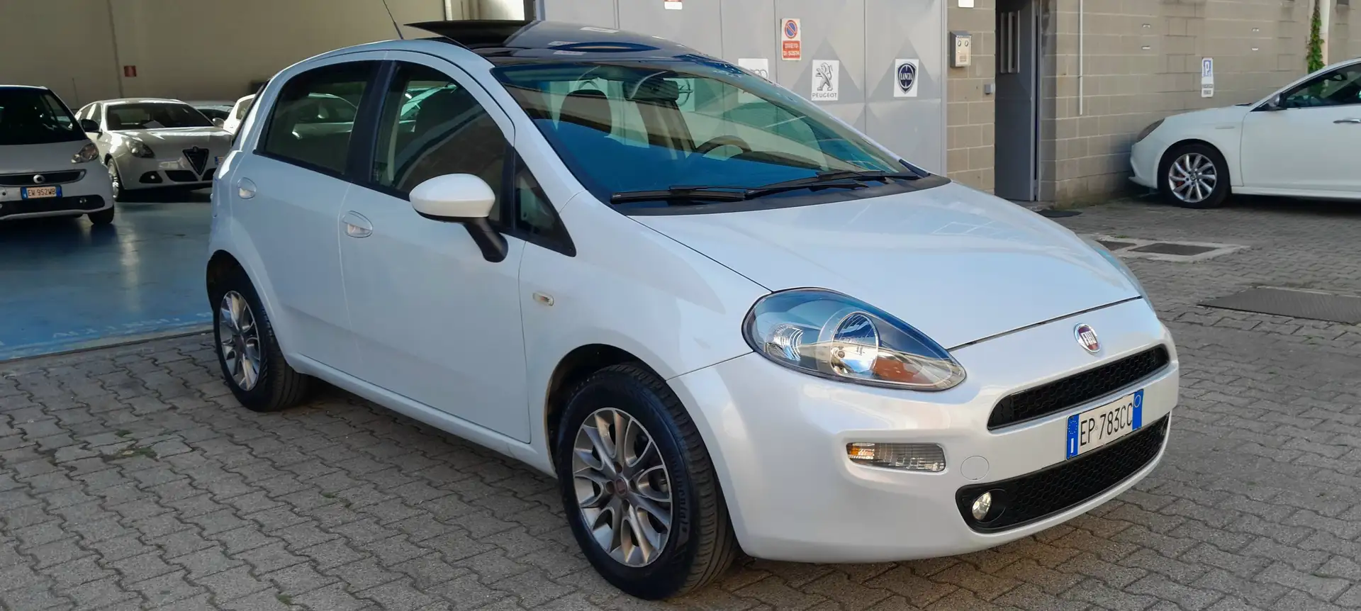Fiat Punto EVO 1.4 5P Emotion NeopatentatiOK Grijs - 1