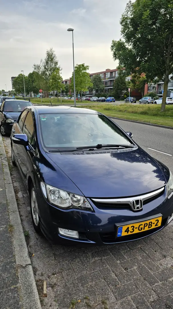 Honda Civic Hybrid 1.3i-DSI i-VTEC IMA CVT Elegance Blauw - 1