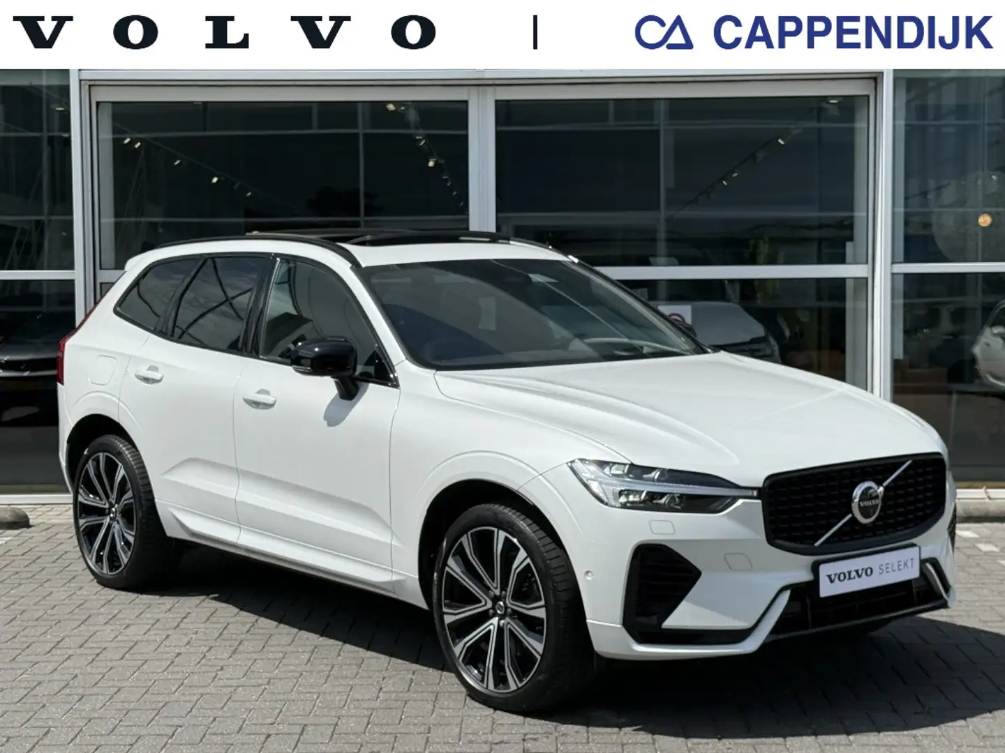 Volvo XC60 T6 340PK Recharge R-Design| Adap.Cruise| Panodak| Blanc - 1