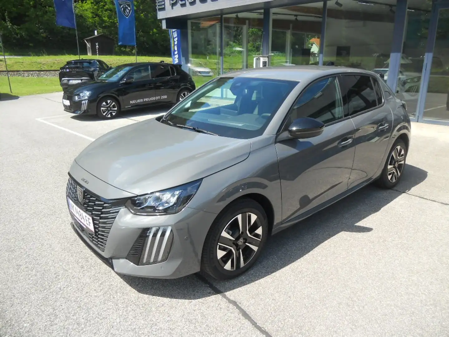 Peugeot 208 Hybrid 110 e-DCS6 Allure Gris - 1