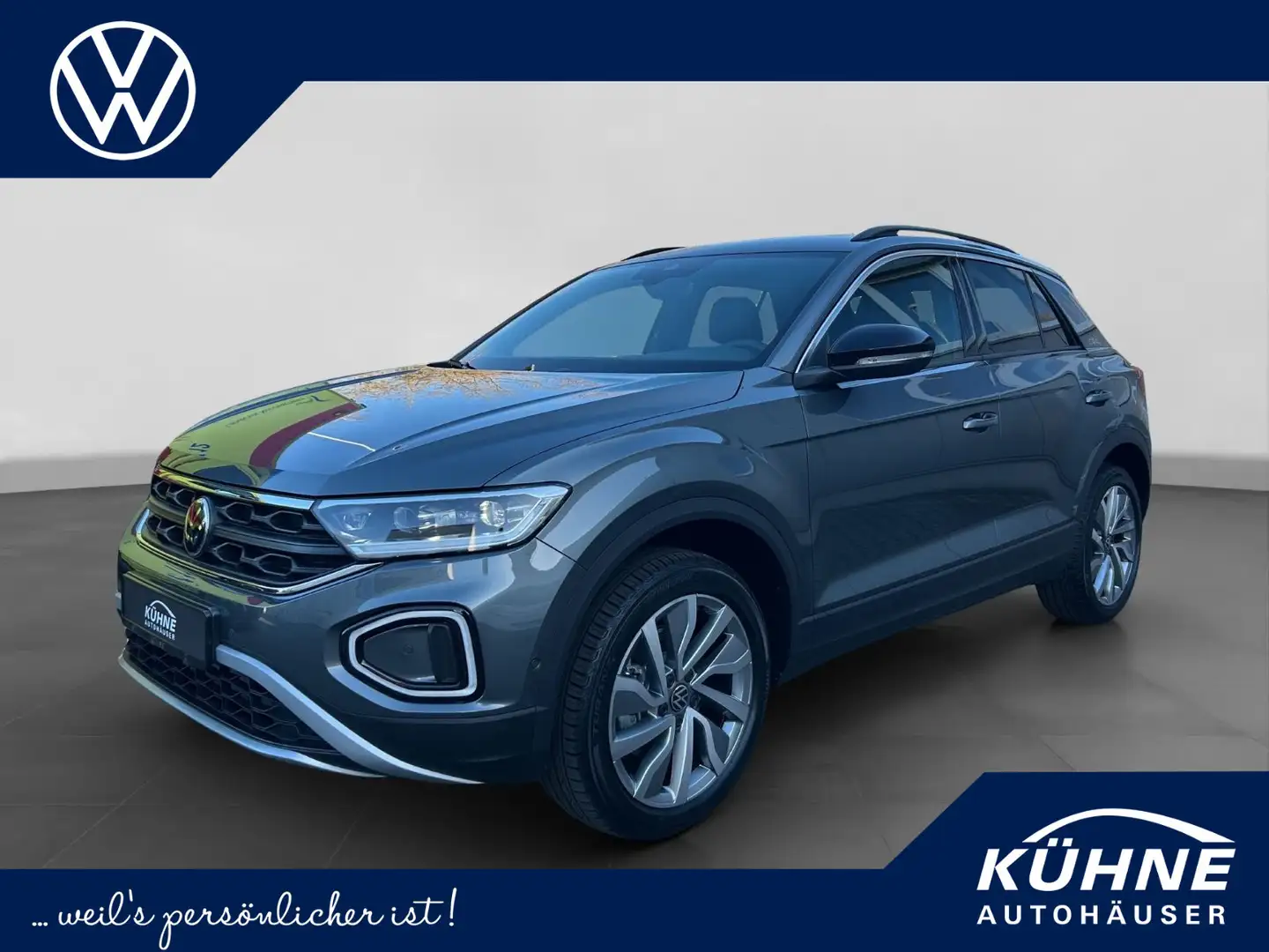 Volkswagen T-Roc T-ROC Goal 2.0 TDI DSG | AHK LED NAVI DAB SITZHZ Grau - 1