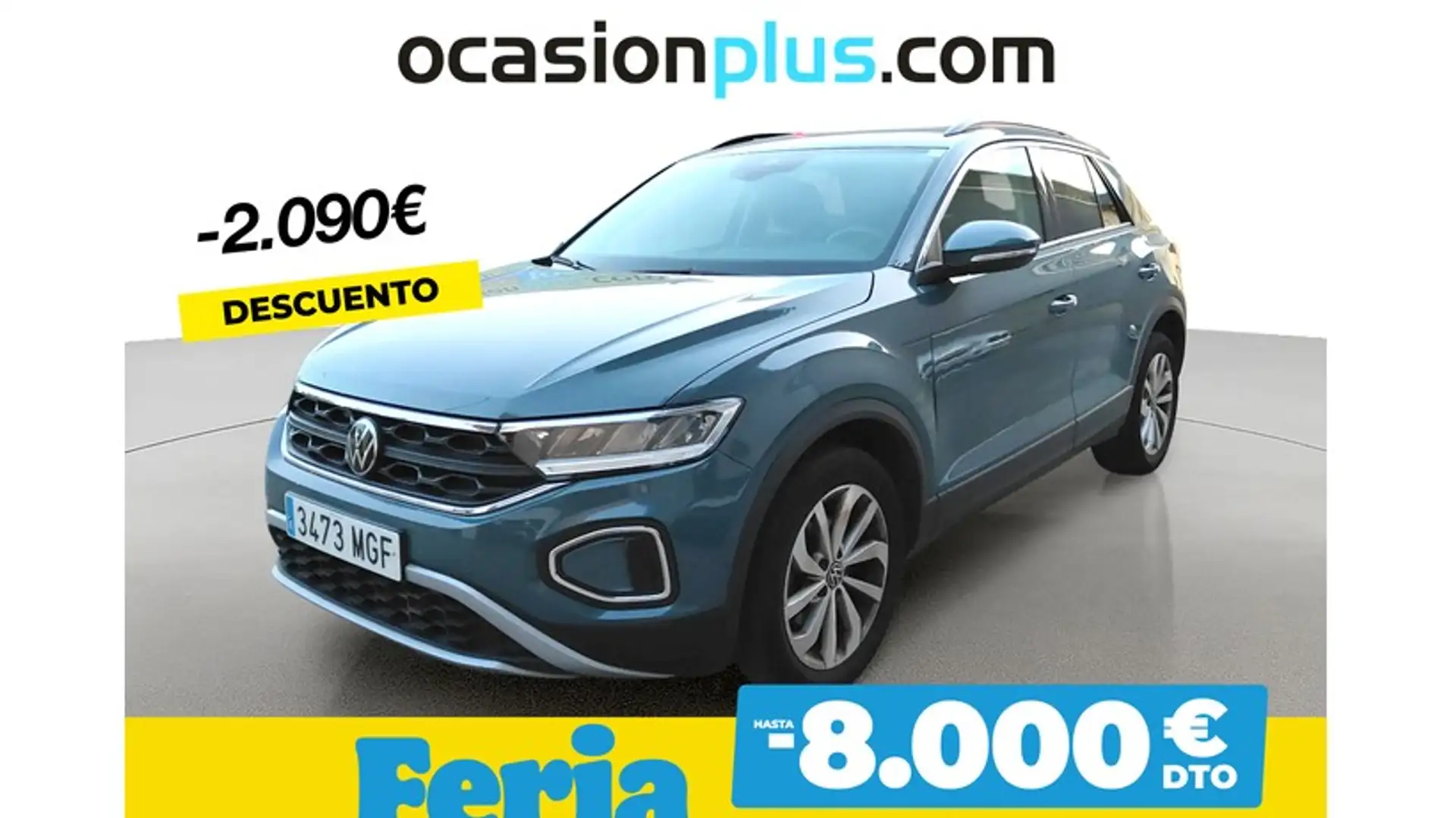 Volkswagen T-Roc 1.5 TSI Life 110KW Gris - 1