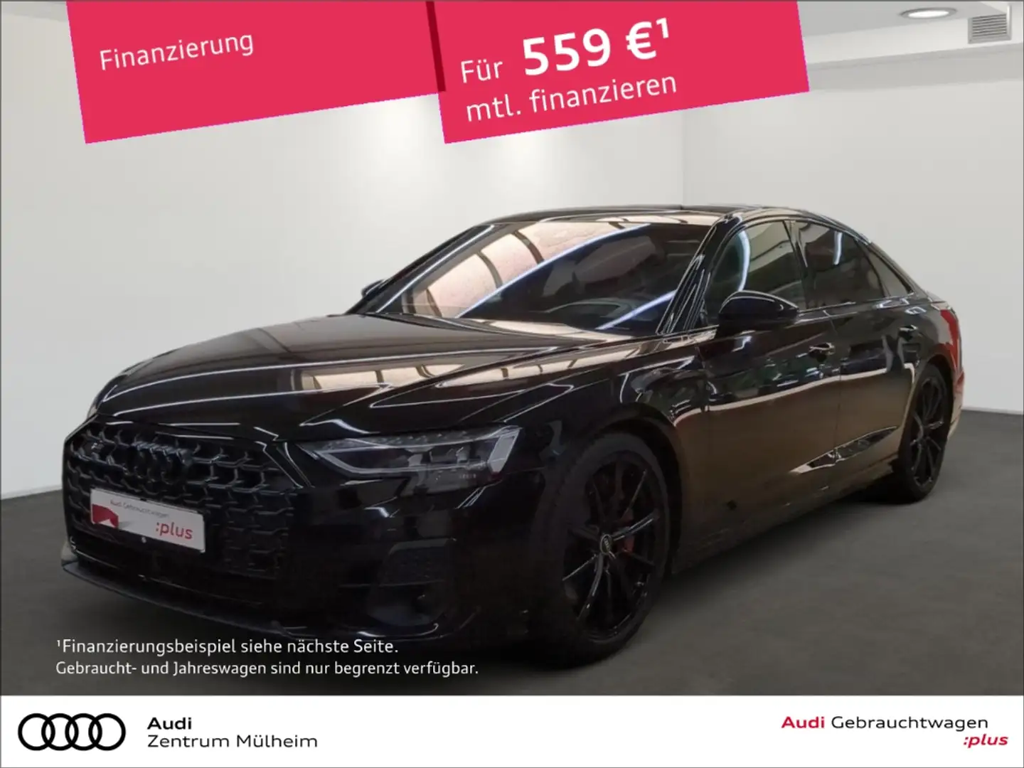 Audi S8 4.0 TFSI quattro Navi virtual Pano Head up Noir - 1