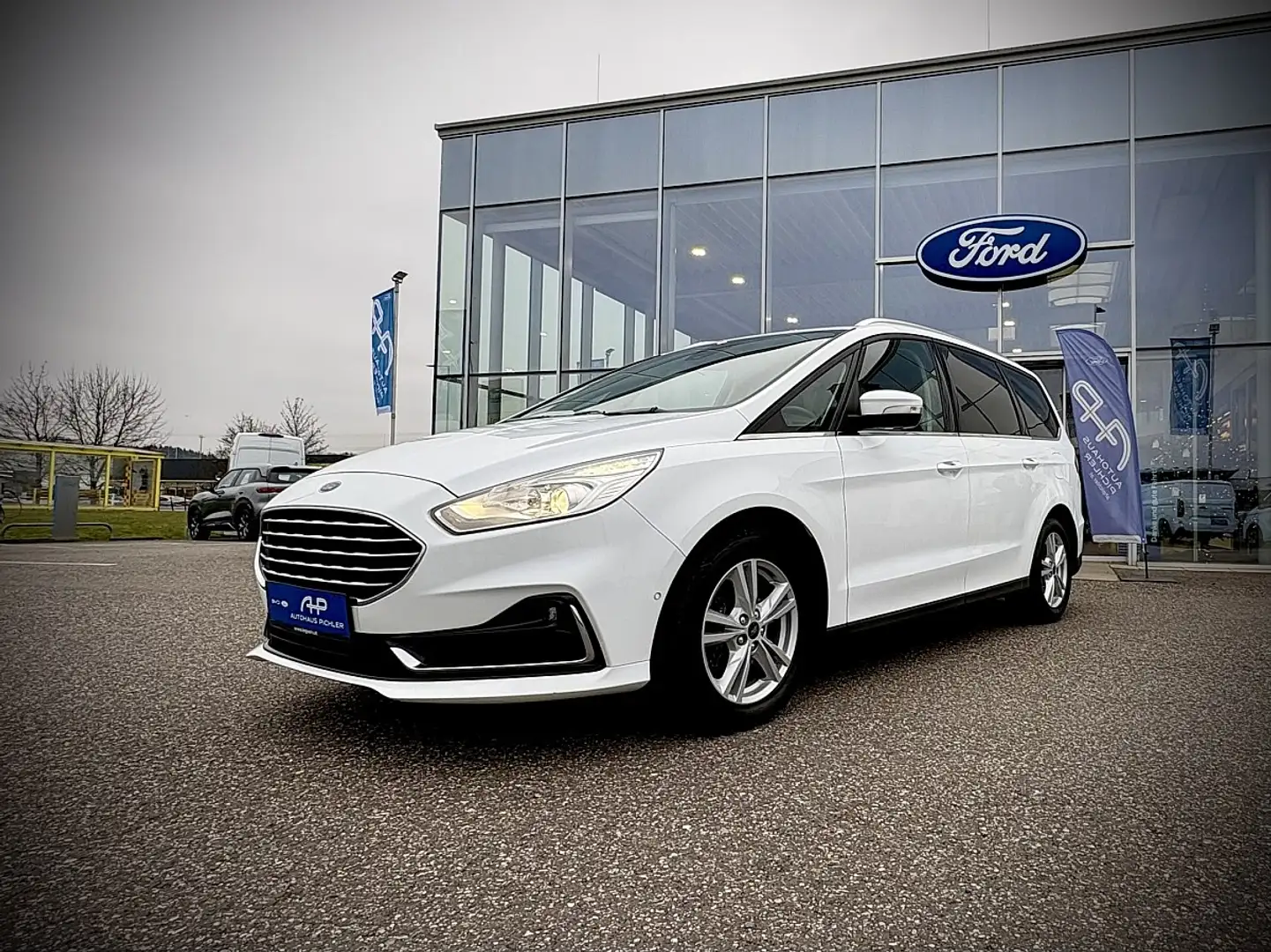 Ford Galaxy 2,0 EcoBlue SCR Titanium SITZHEIZUNG/RÜCKFAHRKA... Weiß - 2