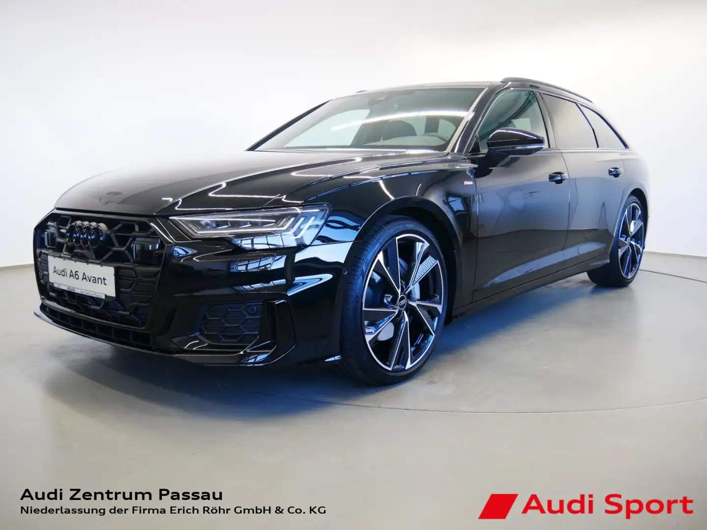 Audi A6 Avant 50 TDI quattro S line MATRIX AHK PANO Schwarz - 1
