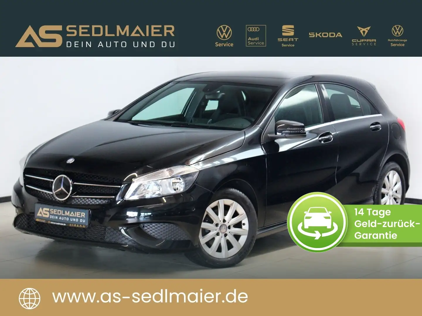 Mercedes-Benz A 180 BlueEfficiency Style SHZ|NAV|PDCv+h|BT Zwart - 1