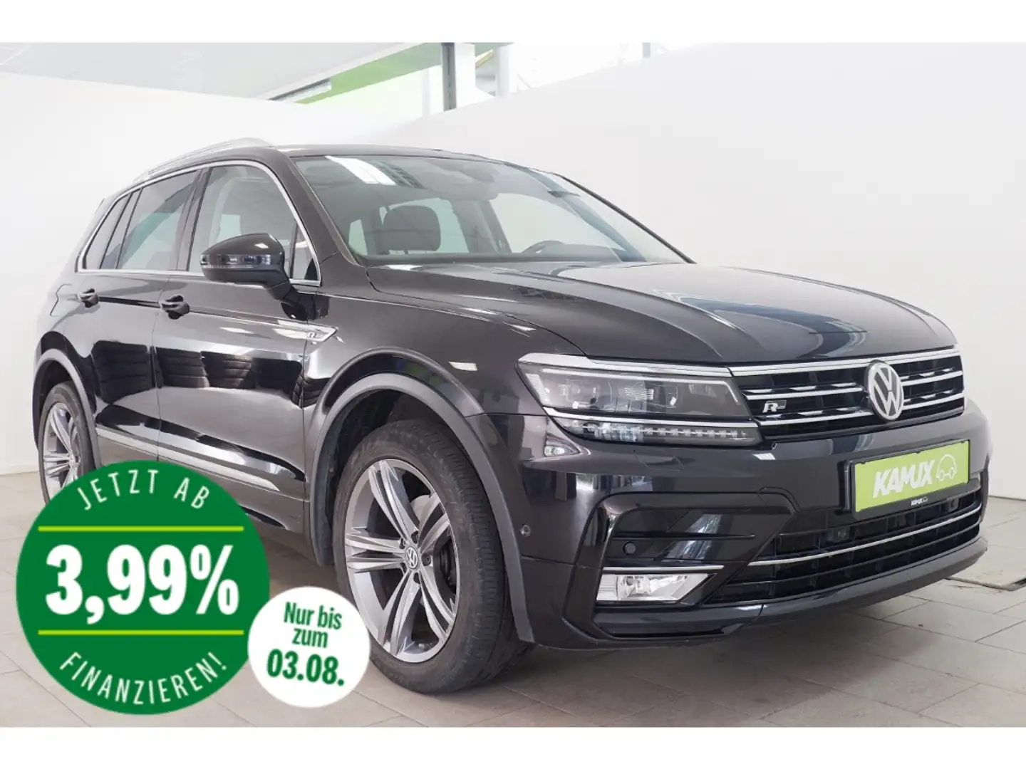 Volkswagen Tiguan Highline R-Line 4Motion 2.0 TDI+LED+Leder+Pano+Vir Černá - 1