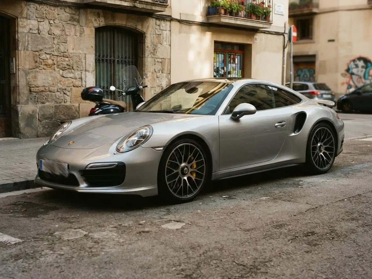 Porsche 911 911 Turbo S Coupé PDK Gris - 1