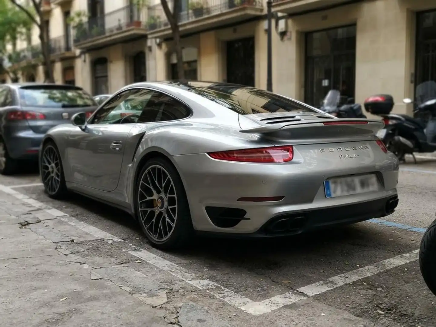 Porsche 911 911 Turbo S Coupé PDK Gris - 2