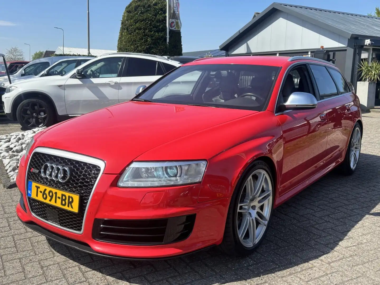 Audi RS6 5.0 TFSI Avant Rood 2009 Youngtimer Documentatie A Piros - 1