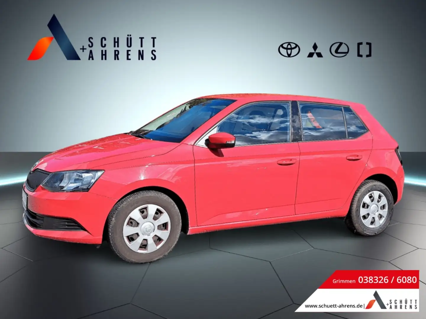 Skoda Fabia Ambition 1.0 MPI Klima, Airbag, ABS, Allwetterreif Rouge - 2
